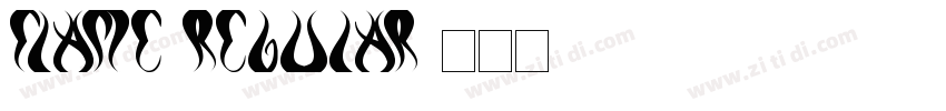 Flame Regular字体转换